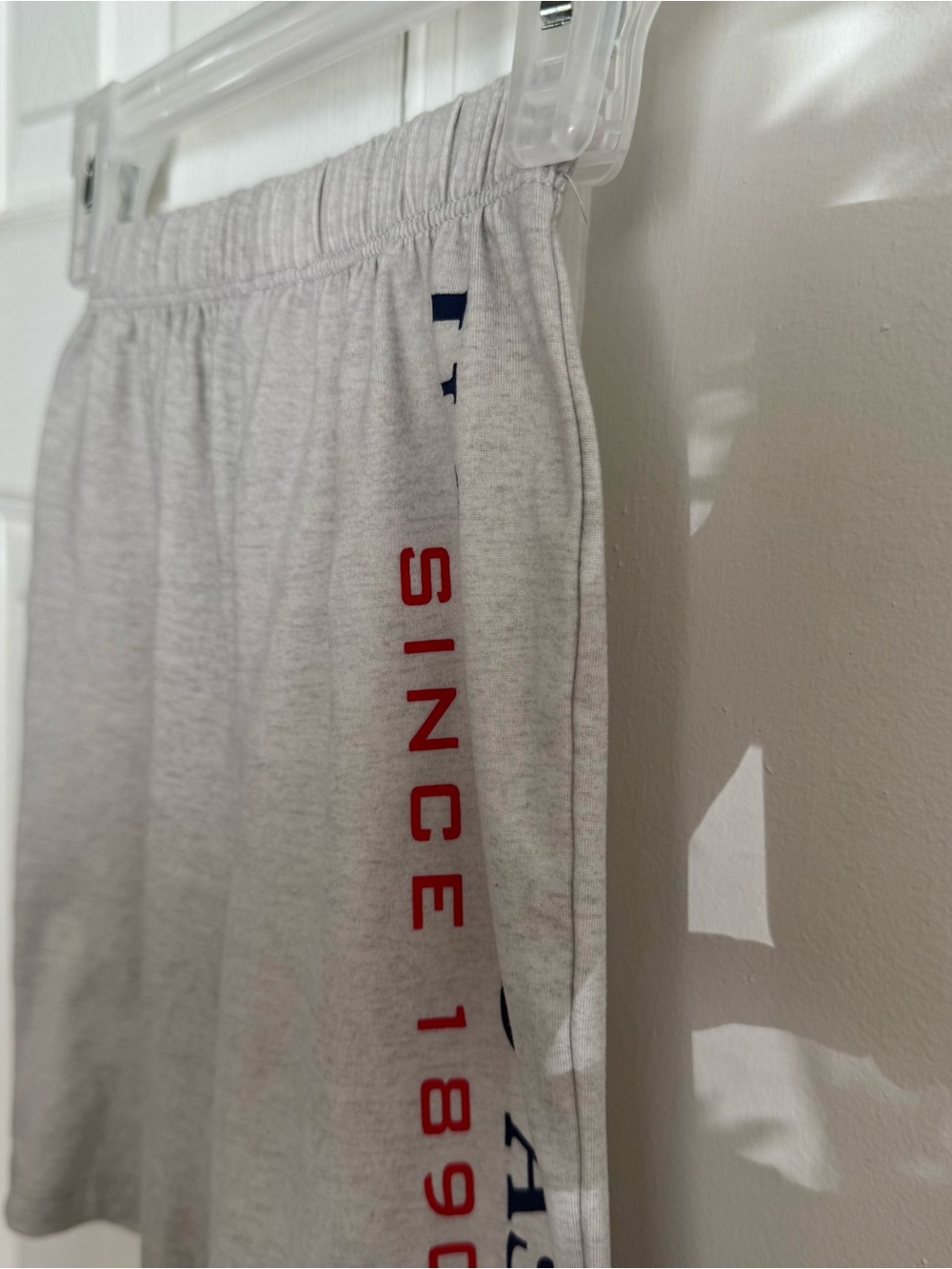US Polo Assn Boys Pajama Set 6/7 Red Tie Dye USA Shirt Gray Shorts SleepWear New - Picture 12 of 16